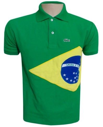 Camisa polo Lacoste Países - Brasil